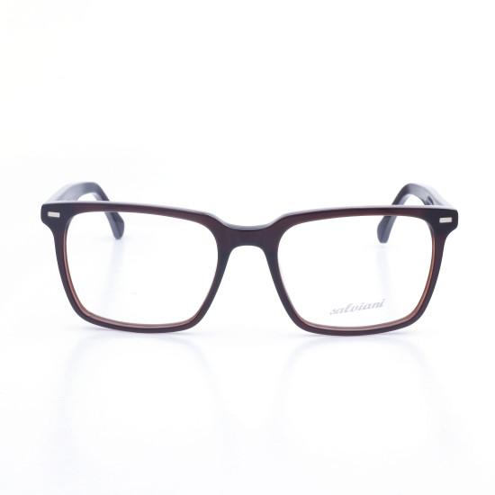PLASTIC OPTICAL FRAME 51-18 (140) DARK BROWN