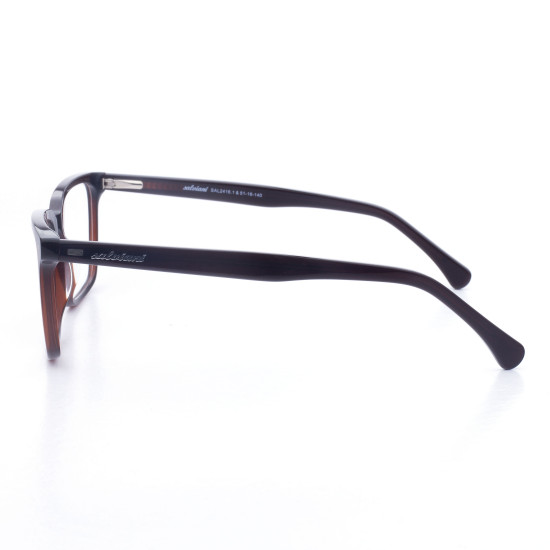 PLASTIC OPTICAL FRAME 51-18 (140) DARK BROWN