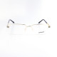 METAL HALF RIM FRAME 54-16 (140) GOLD