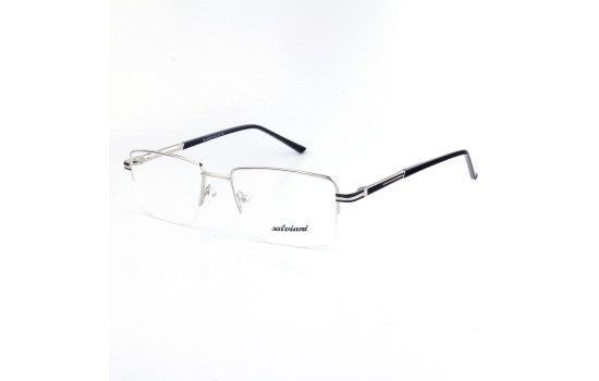 METAL HALF RIM FRAME 54-16 (140) SILVER