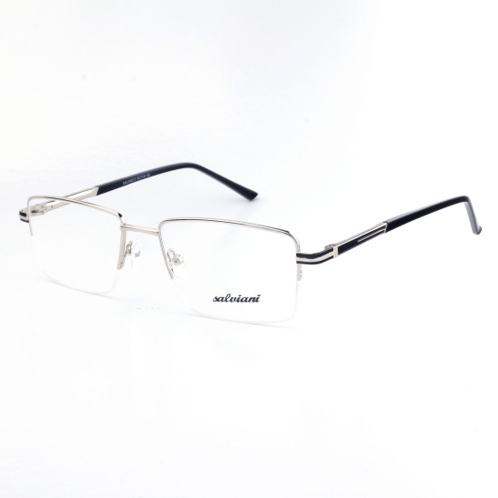 METAL HALF RIM FRAME 54-16 (140) SILVER