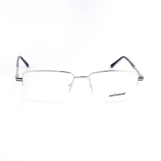METAL HALF RIM FRAME 54-16 (140) SILVER