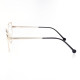 METAL HALF RIM FRAME W/CLIP 53-19 (145) GOLD & GRE
