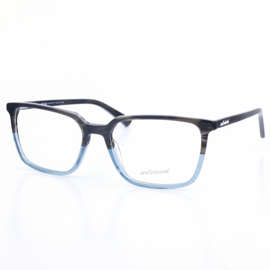 PLASTIC OPTICAL FRAME 54-17 (140) BROWN & BLUE