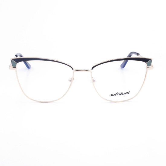 STAINLESS STEEL FRAME 54-17 (140) GOLD & BLACK