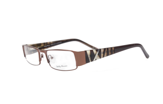 METAL OPTICAL FRAME 52-18 (135) BROWM & DEMI BROWN