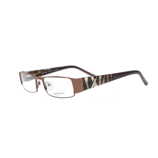 METAL OPTICAL FRAME 52-18 (135) BROWM & DEMI BROWN
