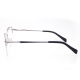 METAL HALF RIM FRAME 53-17 (140) BLACK & SILVER