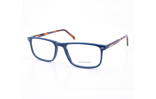 PLASTIC OPTICAL FRAME 53-17 (145) BLUE & BROWN DEM