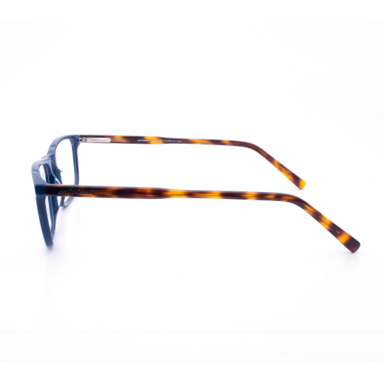 PLASTIC OPTICAL FRAME 53-17 (145) BLUE & BROWN DEM