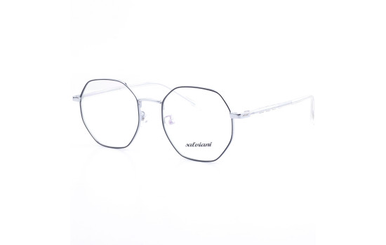 METAL OPTICAL FRAME 51-18 (143) SILVER & BLACK