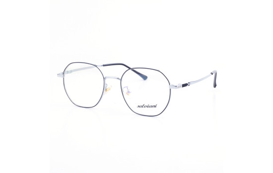 METAL OPTICAL FRAME 49-18 (143) SILVER & BLACK