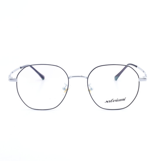 METAL OPTICAL FRAME 49-18 (143) SILVER & BLACK
