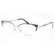 METAL HALF RIM FRAME 53-17 (140) BROWN & GOLD
