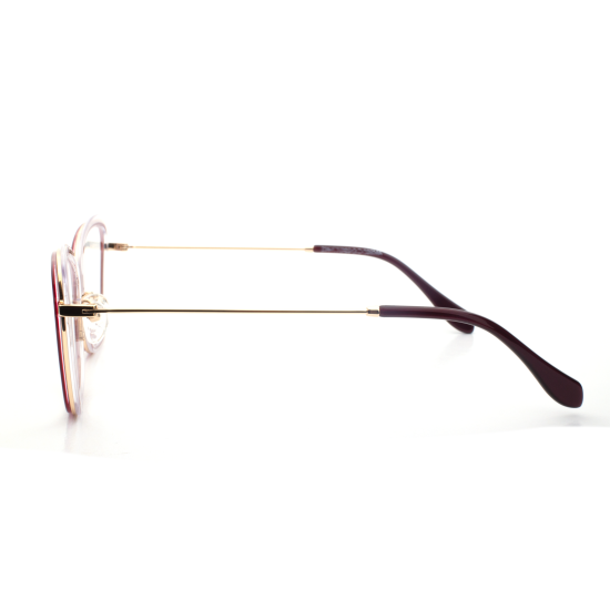 PLASTIC/ METAL OPT. FRAME 52-17(140) GOLD & BROWN