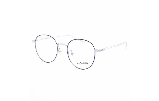 METAL OPTICAL FRAME 46-18 (143) SILVER & BLACK