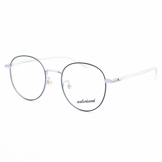 METAL OPTICAL FRAME 46-18 (143) SILVER & BLACK