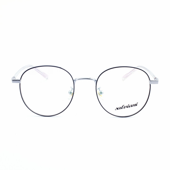 METAL OPTICAL FRAME 46-18 (143) SILVER & BLACK