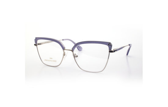 METAL FRAME 52-17(140) SILVER & VIOLET