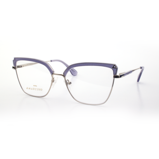 METAL FRAME 52-17(140) SILVER & VIOLET