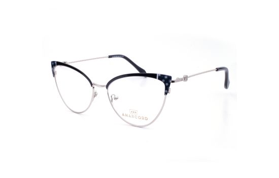 METAL FRAME 54-16 (140) BLACK & SILVER