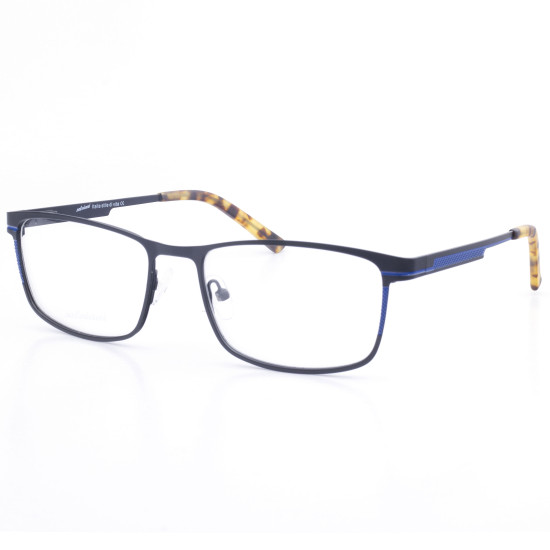 9363-METAL OPTICAL FRAME 54-17 (140) BLACK & BLUE