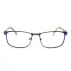 9363-METAL OPTICAL FRAME 54-17 (140) BLACK & BLUE