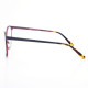 9350-METAL OPTICAL FRAME 51-18 (140) BLACK & RED