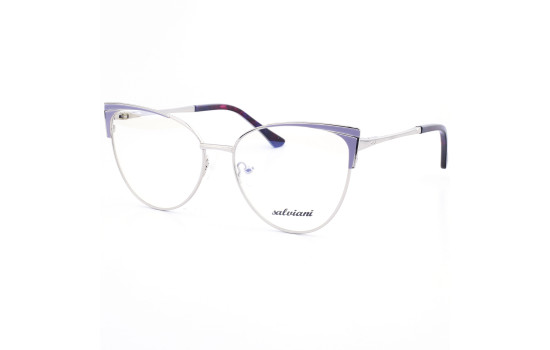 STAINLESS STEEL FRAME 56-16 (140) SILVER & PURPLE