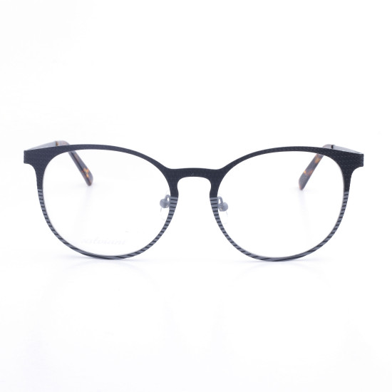 9350-METAL OPTICAL FRAME 51-18 (140) BLACK & GUN
