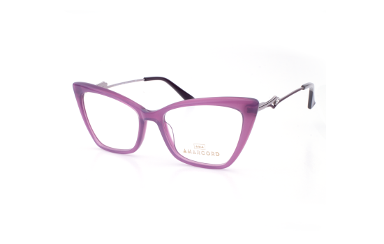 PLASTIC OPTICAL FRAME 53-16 (140) PURPLE & SILVER