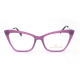 PLASTIC OPTICAL FRAME 53-16 (140) PURPLE & SILVER