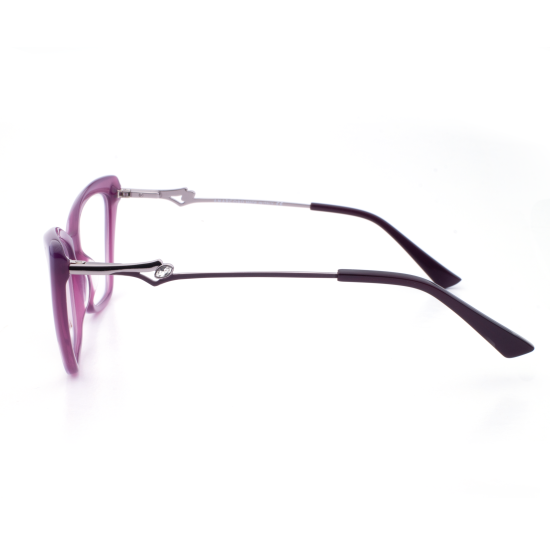PLASTIC OPTICAL FRAME 53-16 (140) PURPLE & SILVER