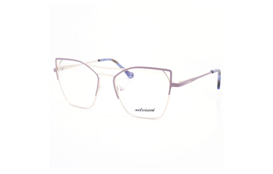 STAINLESS STEEL FRAME 54-17 (140) GOLD ROSE & BLUE
