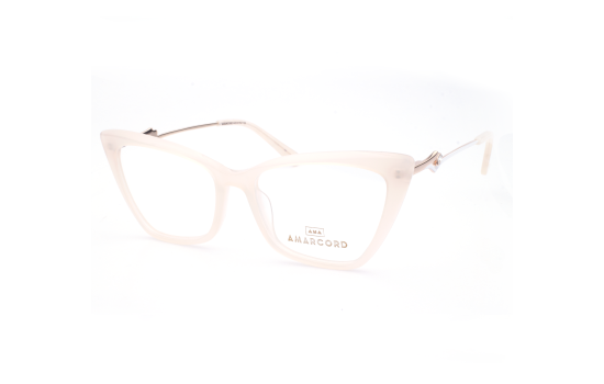 PLASTIC OPTICAL FRAME 53-16 (140) CREAM & GOLD