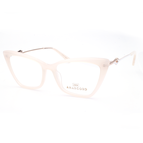 PLASTIC OPTICAL FRAME 53-16 (140) CREAM & GOLD