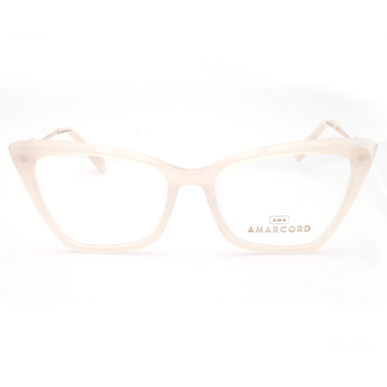 PLASTIC OPTICAL FRAME 53-16 (140) CREAM & GOLD