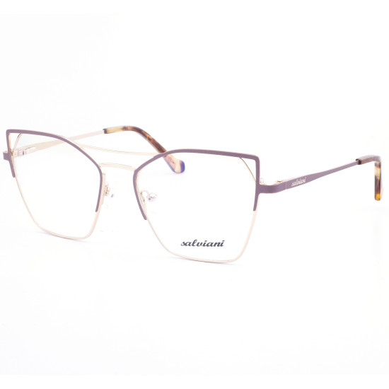 STAINLESS STEEL FRAME 54-17(140)GOLD CREME & BROWN
