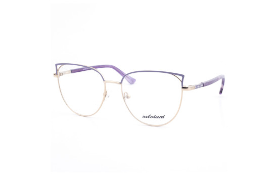 STAINLESS STEEL FRAME 53-16(140)GOLD & PURPLE DEMI