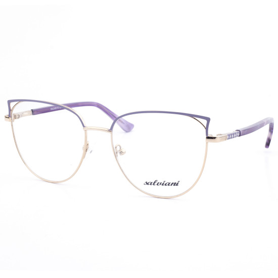 STAINLESS STEEL FRAME 53-16(140)GOLD & PURPLE DEMI
