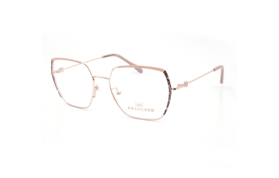 METAL FRAME 55-17 (140) GOLD & CREAM DEMI
