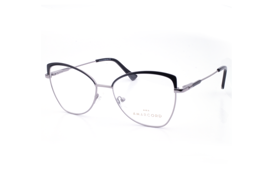 PLASTIC OPTICAL FRAME 53-16 (140) BLACK & SILVER