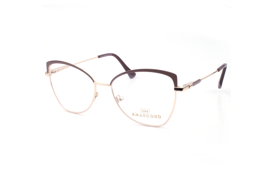 PLASTIC OPTICAL FRAME 53-16 (140) GOLD & CREAM