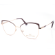 PLASTIC OPTICAL FRAME 53-16 (140) GOLD & CREAM