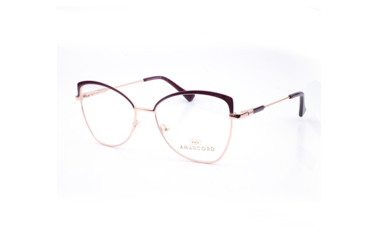 PLASTIC OPTICAL FRAME 53-16 (140) GOLD & BROWN