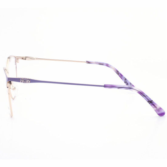 STAINLESS STEEL FRAME 53-17 (140) GOLD & PURPLE