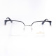 METAL HALF RIM FRAME 52-18(140) BLACK DEMI
