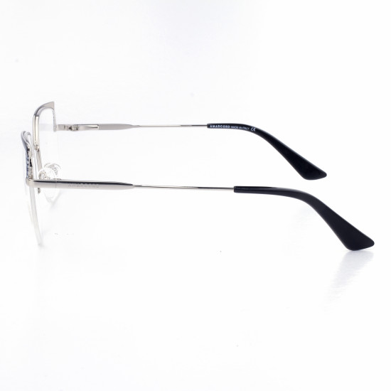 METAL HALF RIM FRAME 52-18(140) BLACK DEMI
