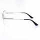 METAL HALF RIM FRAME 52-18(140) BLACK DEMI