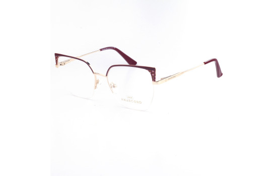 METAL HALF RIM FRAME 52-18(140) BORDEAUX DEMI